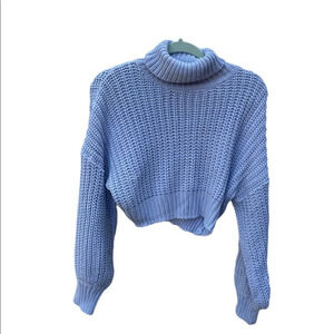 NWOT SHEIN CROPPED TURTLENECK SWEATER